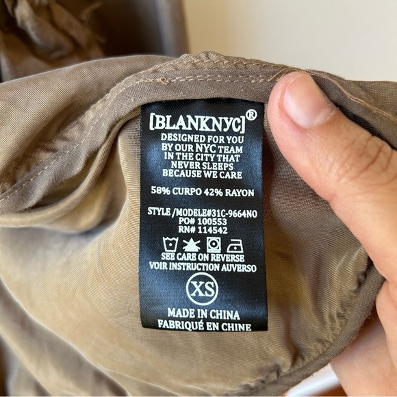 Blank NYC lightweight curpo rayon bomber jacket - Picture 8 of 9